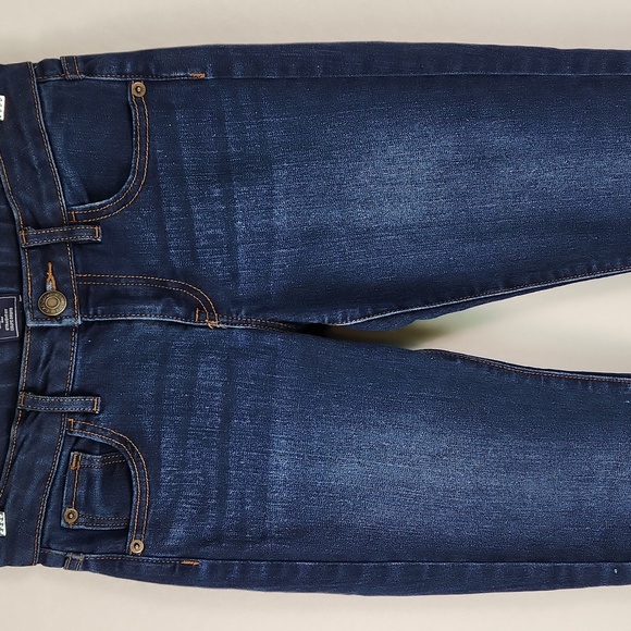 GAP Kids Boys Straight Fit Denim, Size 12 Reg/26" Waist, Dark Rinse - Picture 4 of 17